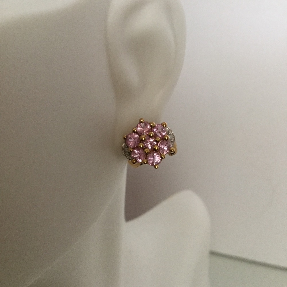 HOST PICK! 10k SAPPHIRE EARRINGS - Picture 5 of 6